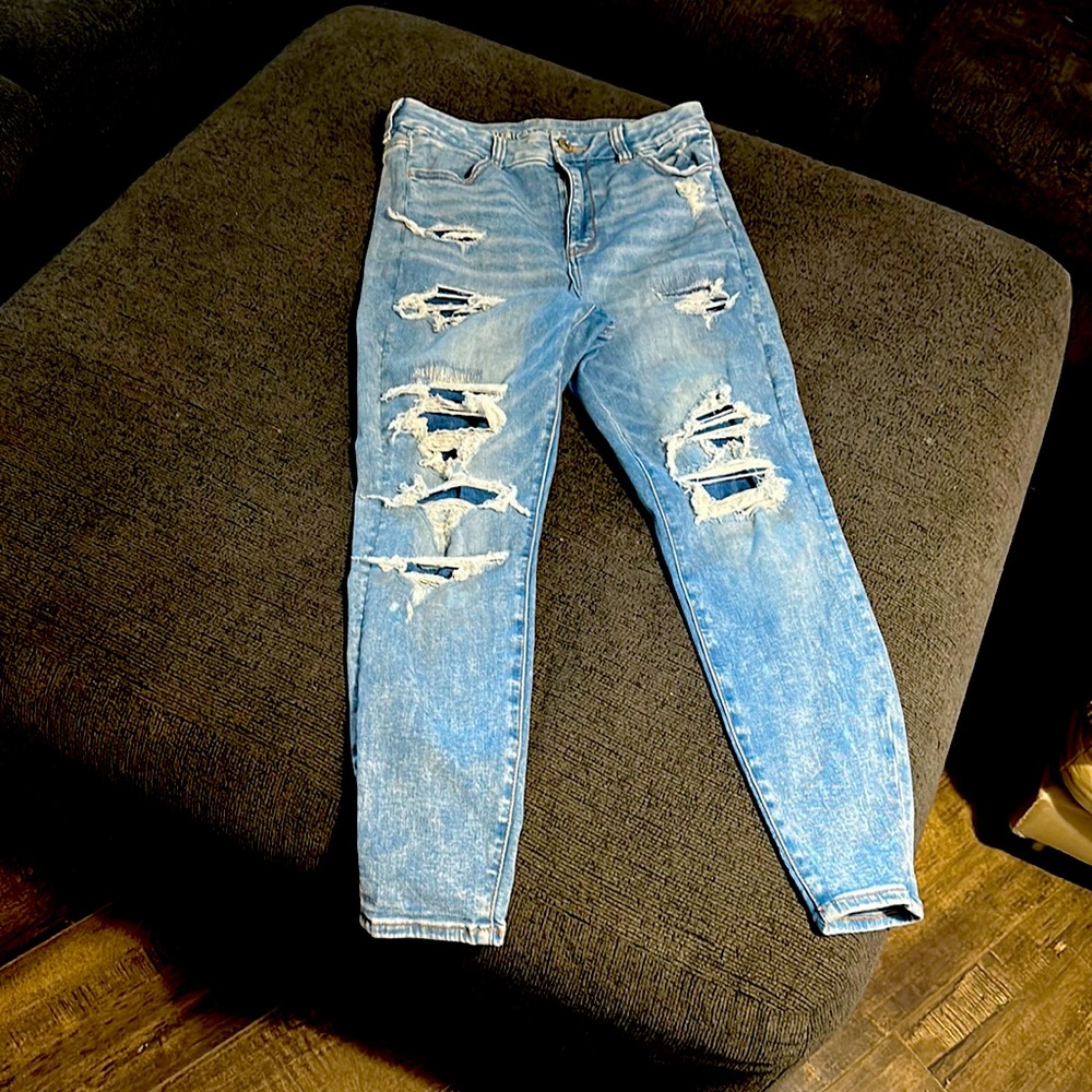 curvy, high-rise jeggings